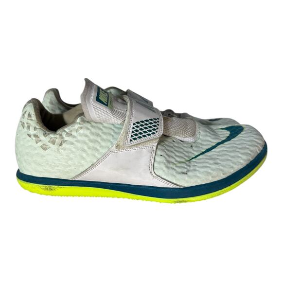 Nike Other - Nike Zoom High Jump HJ Elite White Green Track Shoes Men Size 13 FZ9636 100